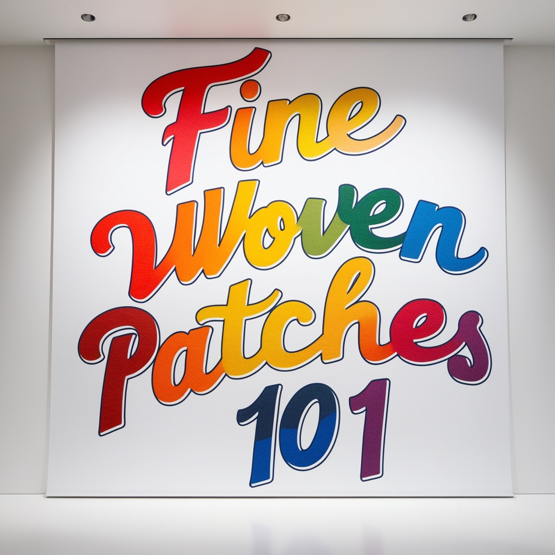 Fine woven patches