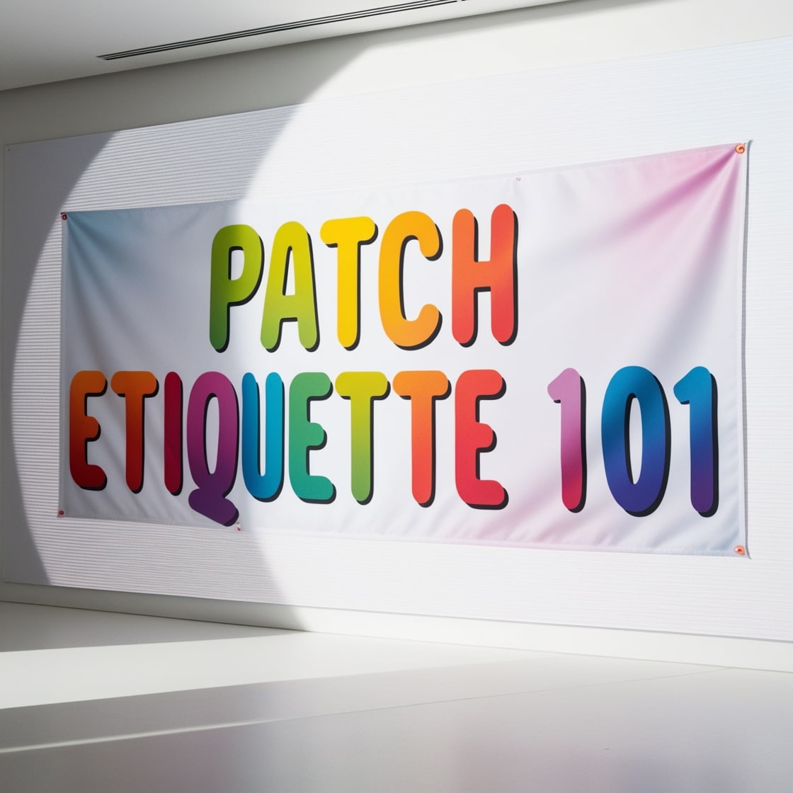 Patch etiquette